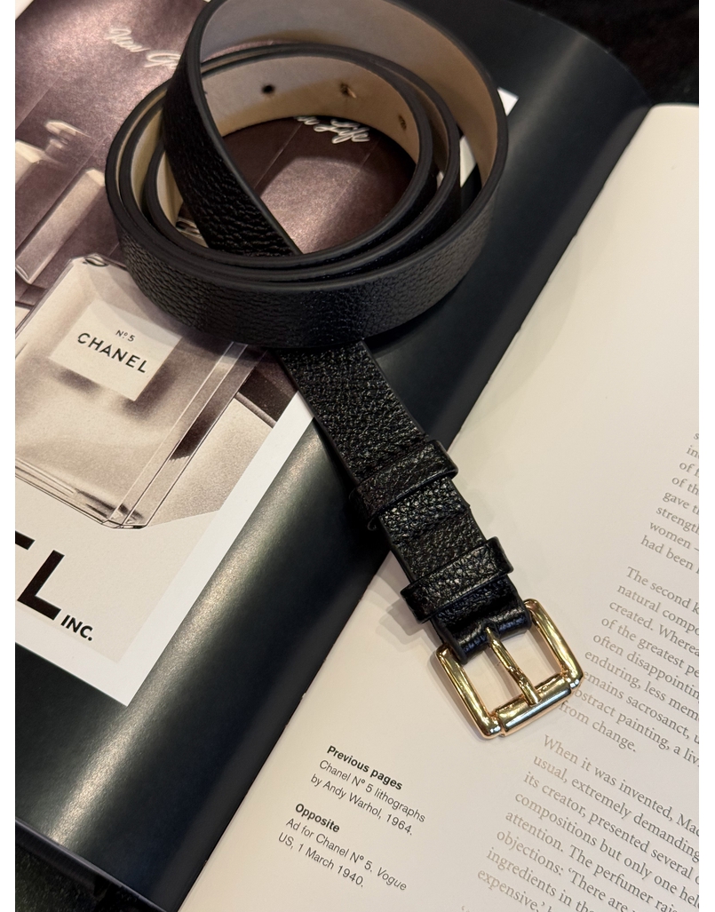 Cinto Couro Ju Preto