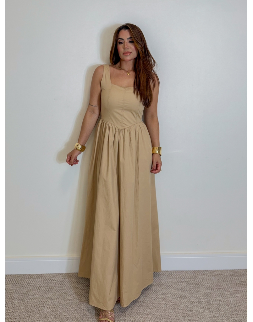 Vestido Alça Giovanna Cappuccino