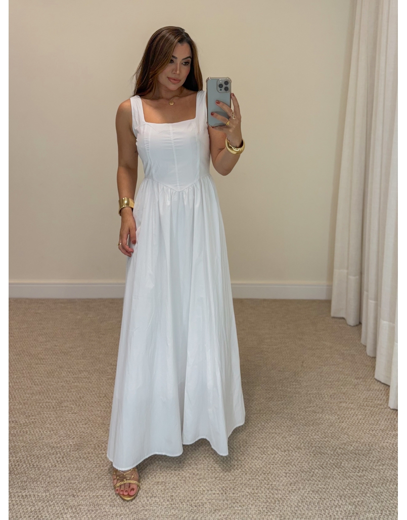 Vestido Alça Giovanna Branco