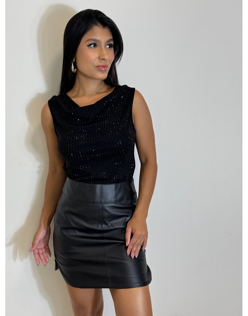 Blusa Strass Josi Preto