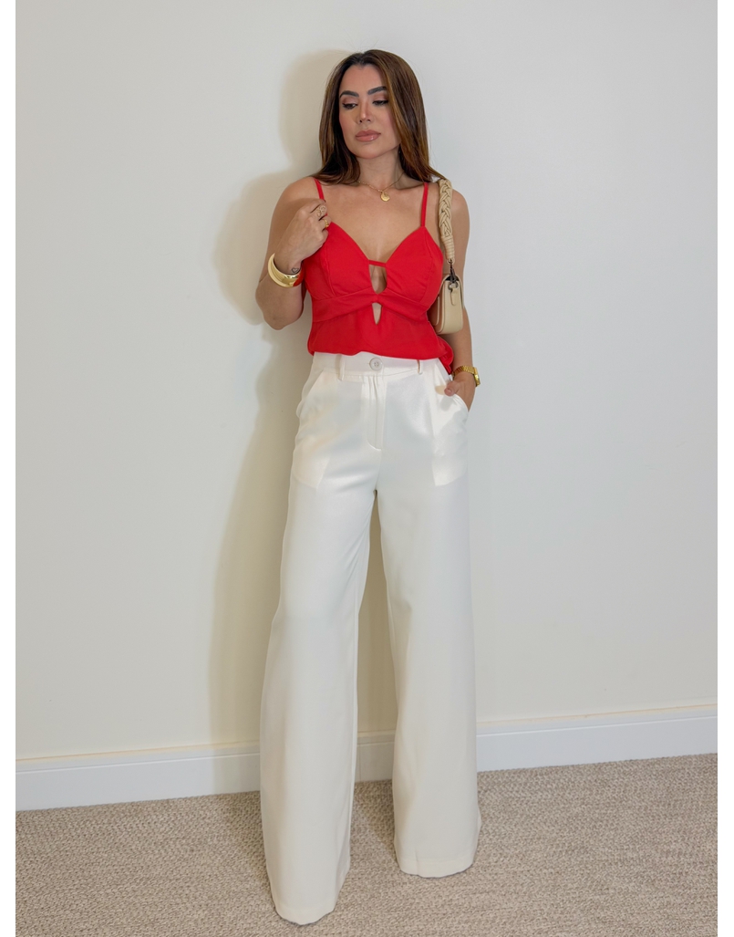 Blusa Alcinha Marta Vermelho