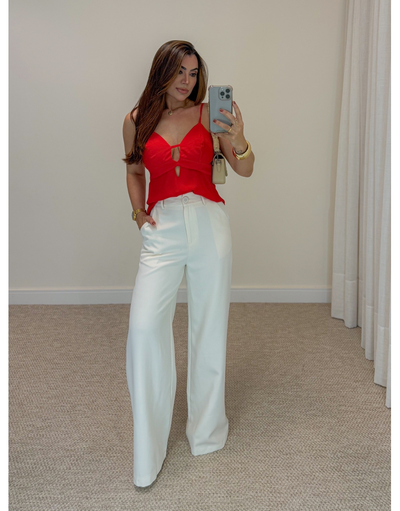 Blusa Alcinha Marta Vermelho