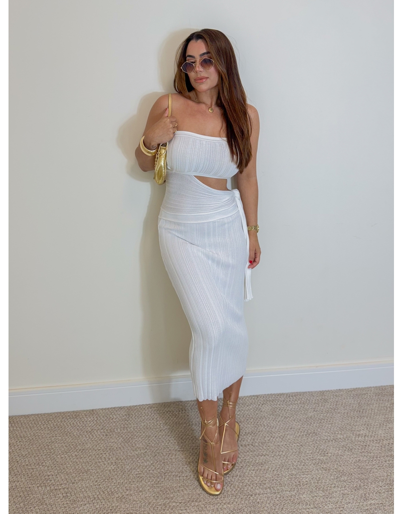 Vestido Midi Tricot Maristela Off