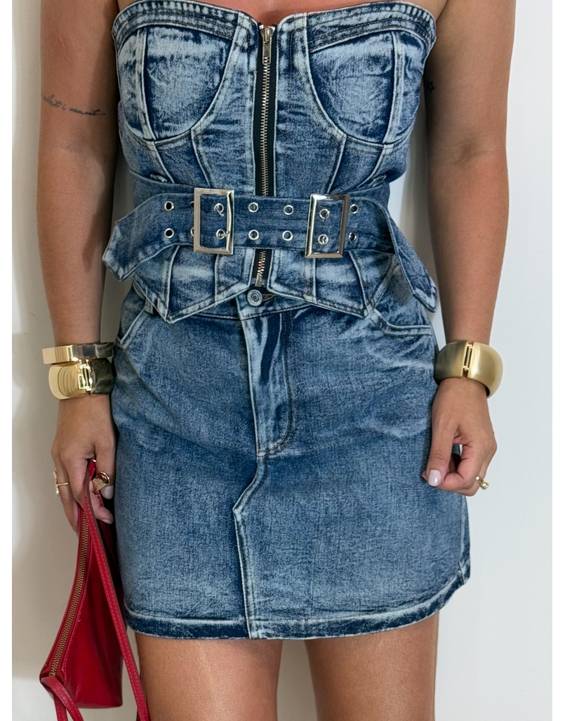 Conjunto Jeans Escuro