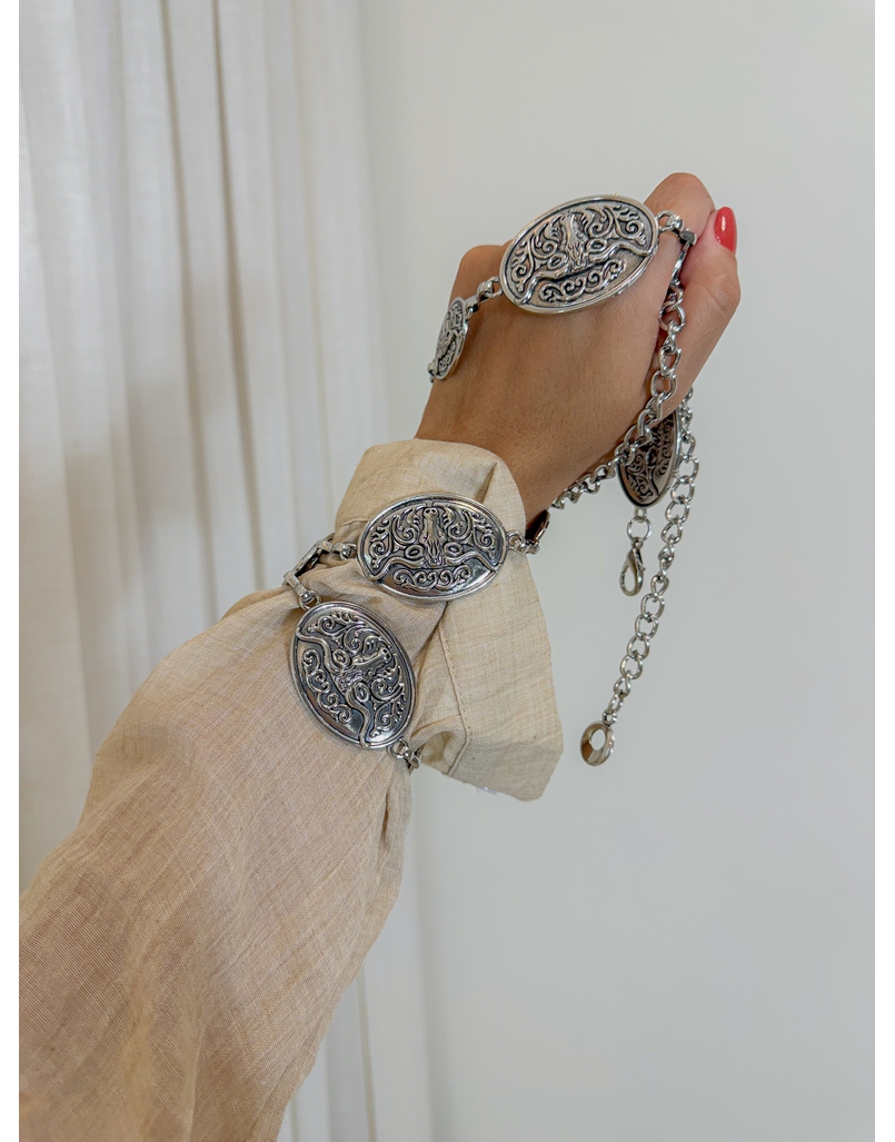 Cinto Country Metal Onix