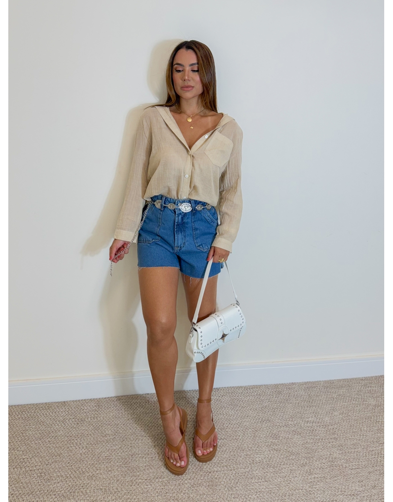 Cinto Country Metal Onix