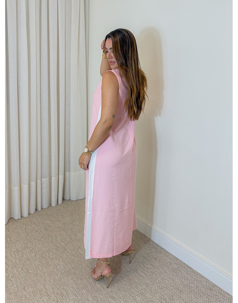 Vestido Listra Bolívia Rosa