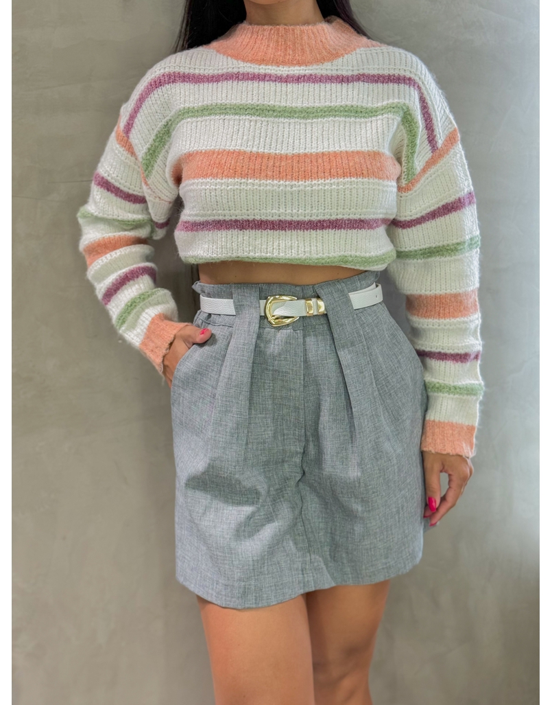 Short Saia Clarice Mescla