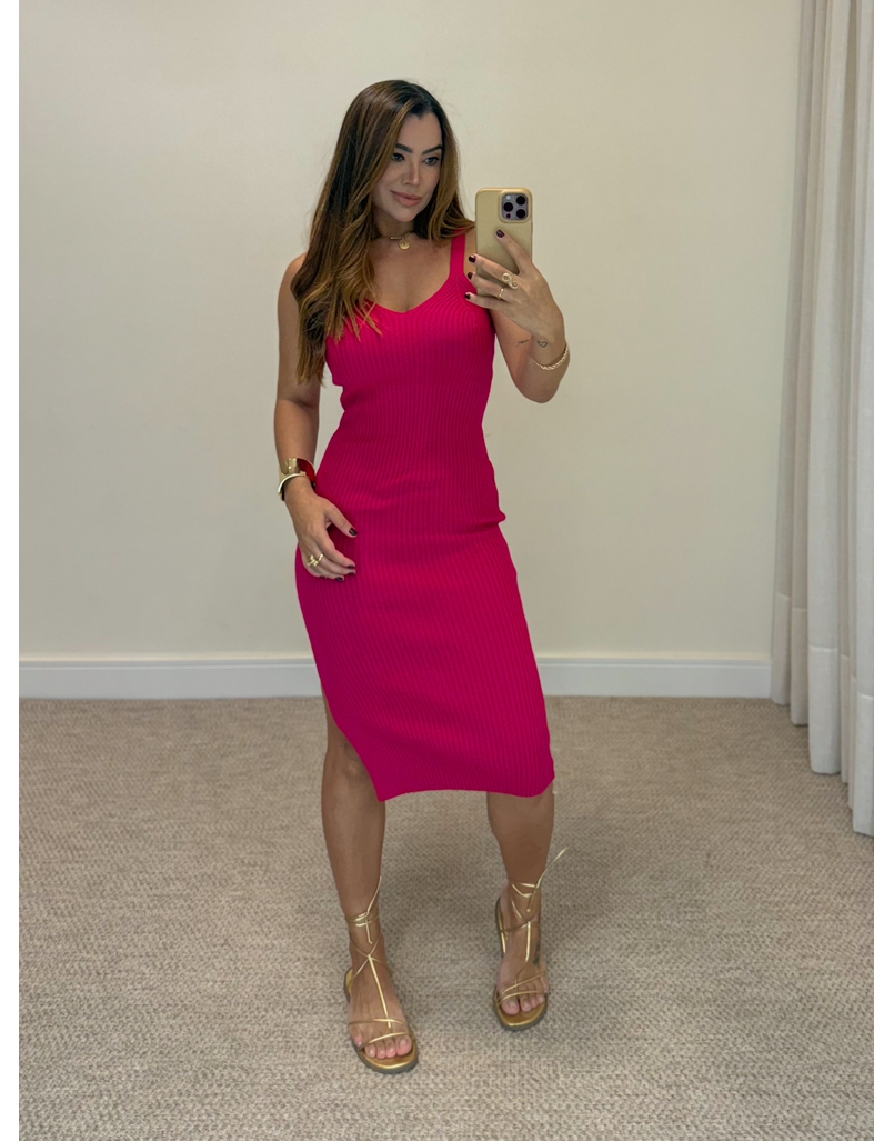 Vestido Istambul Framboesa