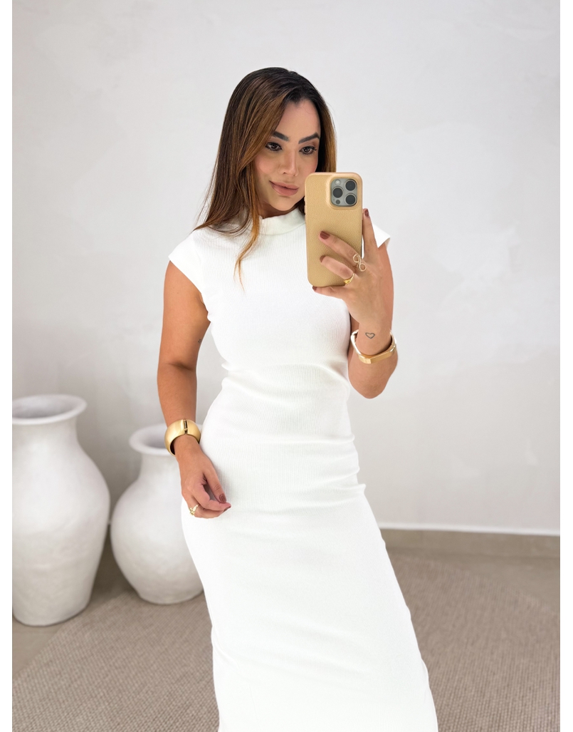 Vestido Canelado Buenos Aires Off