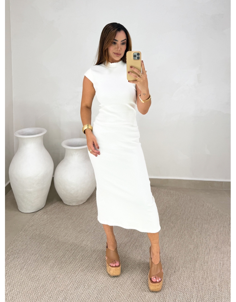 Vestido Canelado Buenos Aires Off