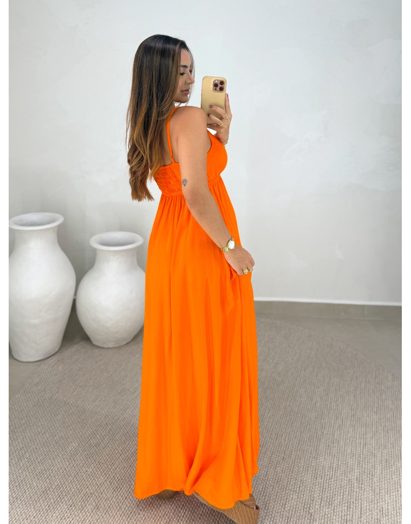 Vestido Liso Ibiza Laranja