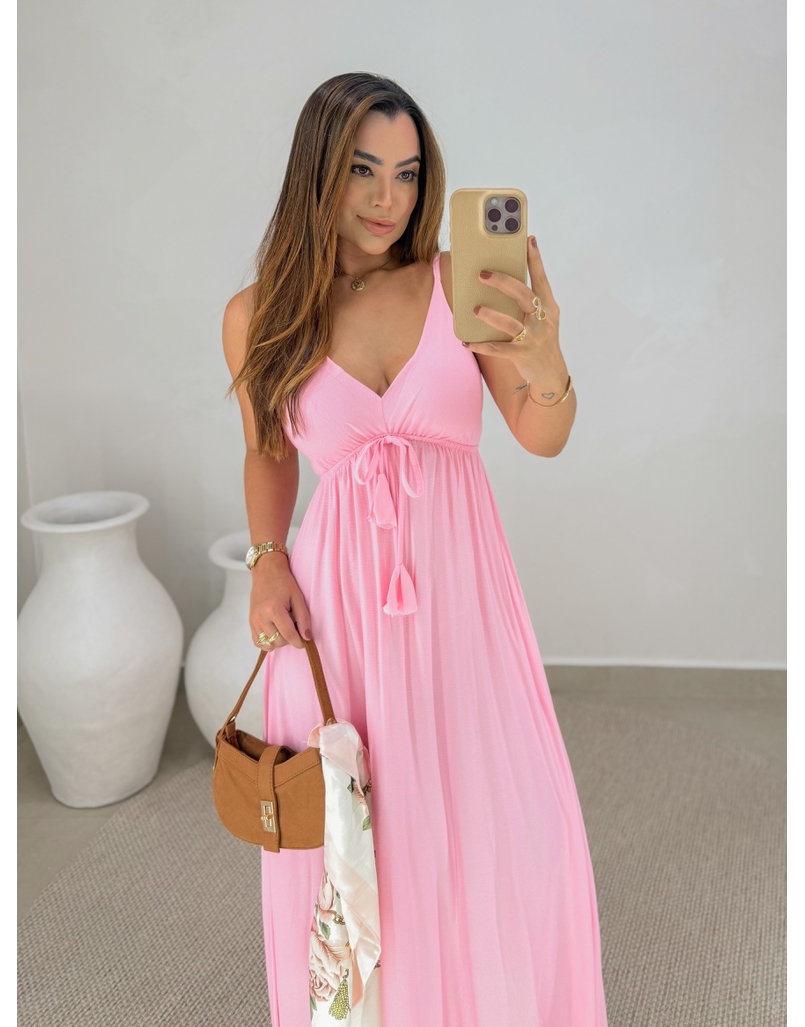 Vestido Liso Ibiza Rosa