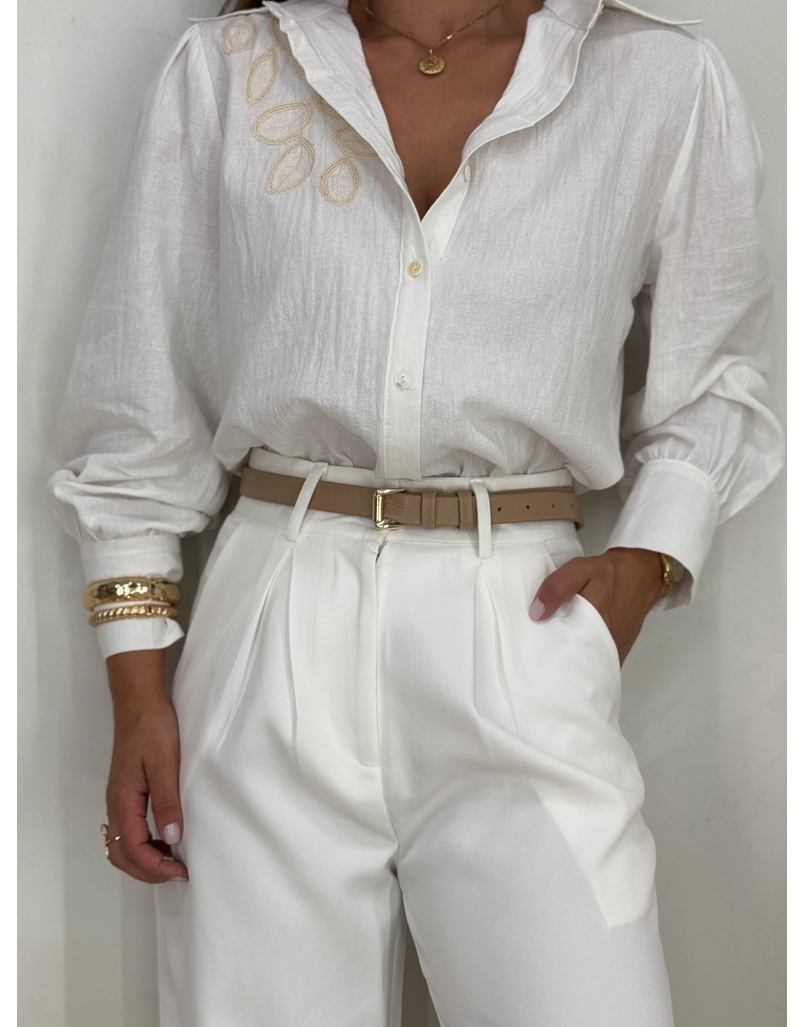 Cinto Couro Ju Cappuccino