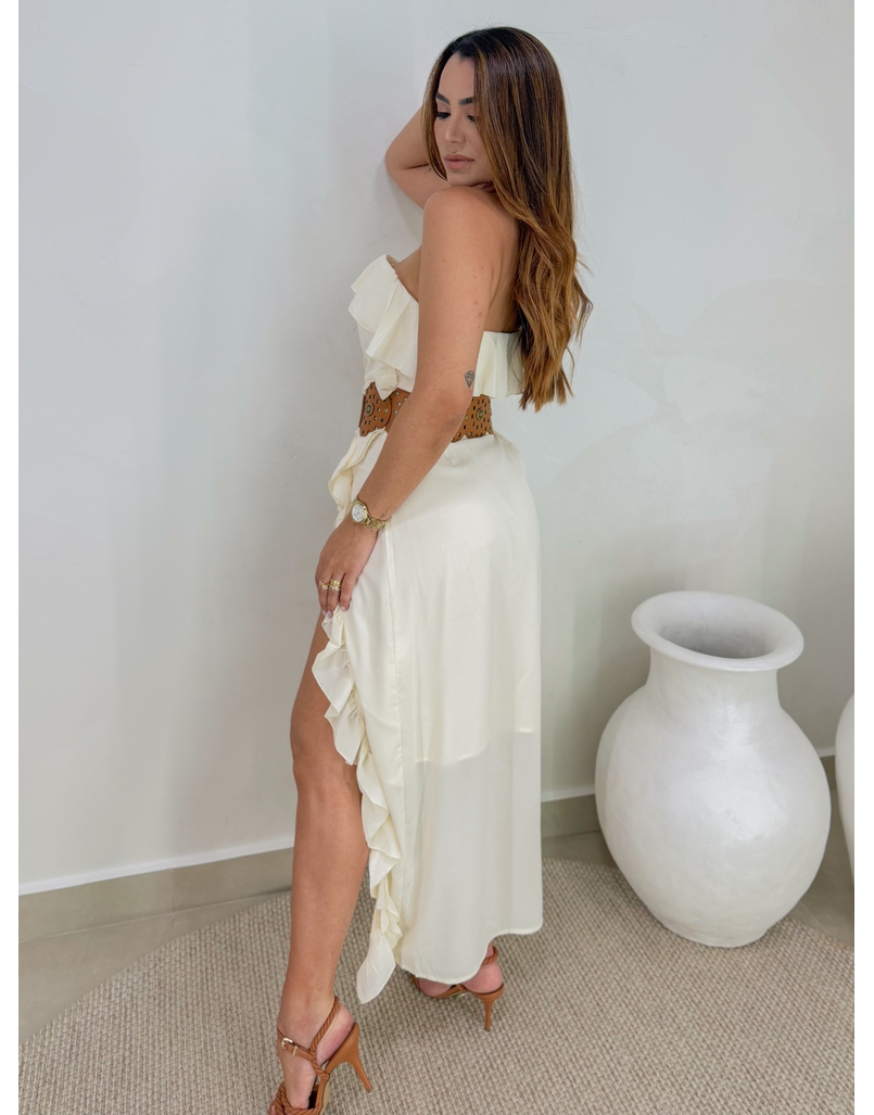 Vestido Midi Boho Off