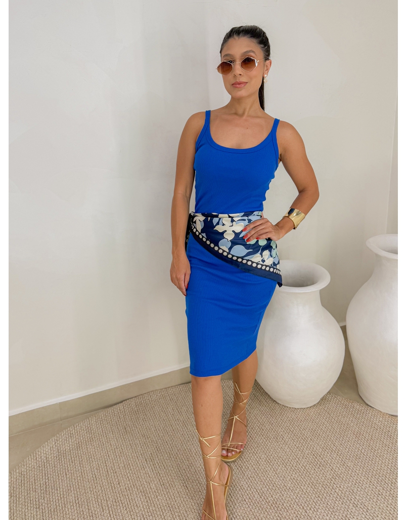 Vestido Regata Dinamarca Azul Royal