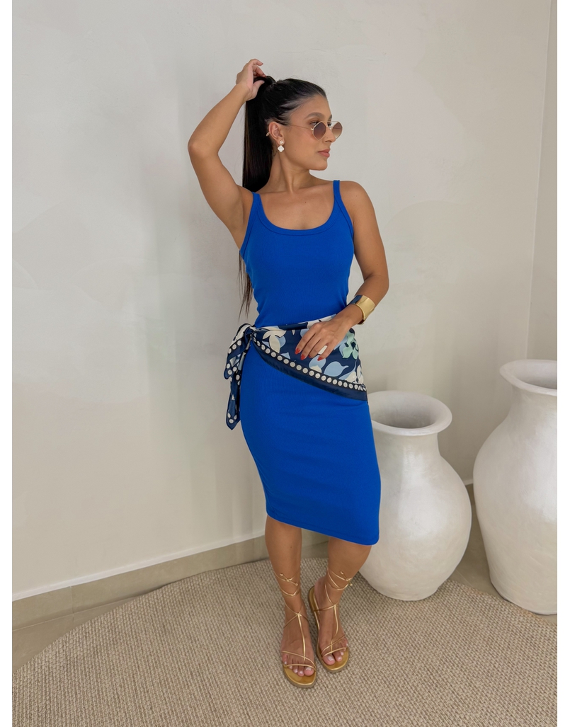 Vestido Regata Dinamarca Azul Royal