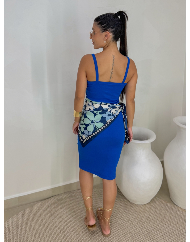 Vestido Regata Dinamarca Azul Royal