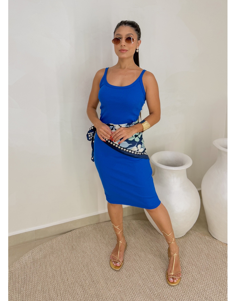 Vestido Regata Dinamarca Azul Royal