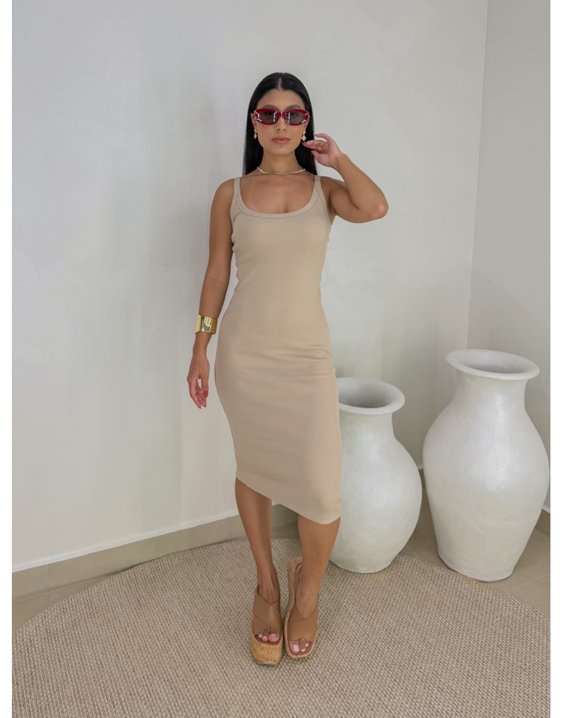 Vestido Regata Dinamarca Aveia