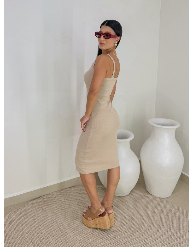 Vestido Regata Dinamarca Aveia