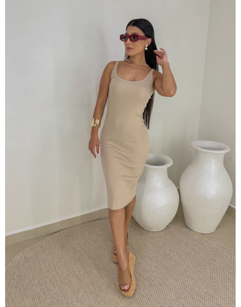 Vestido Regata Dinamarca Aveia