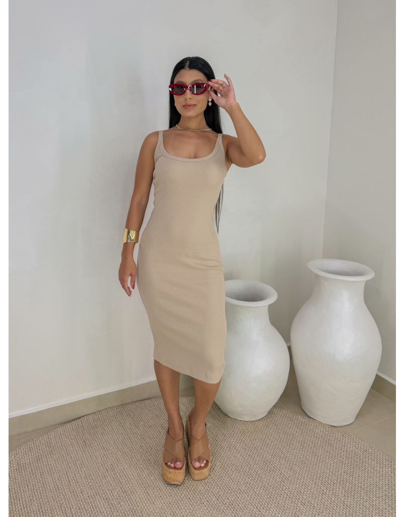 Vestido Regata Dinamarca Aveia
