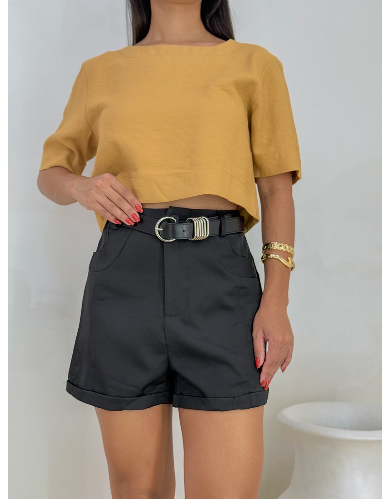 Short Cinto Luanda Preto 