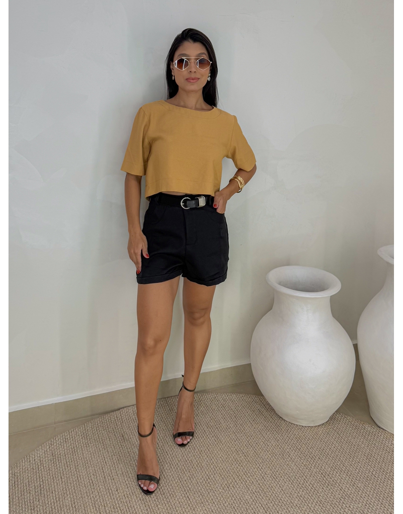 Short Cinto Luanda Preto 