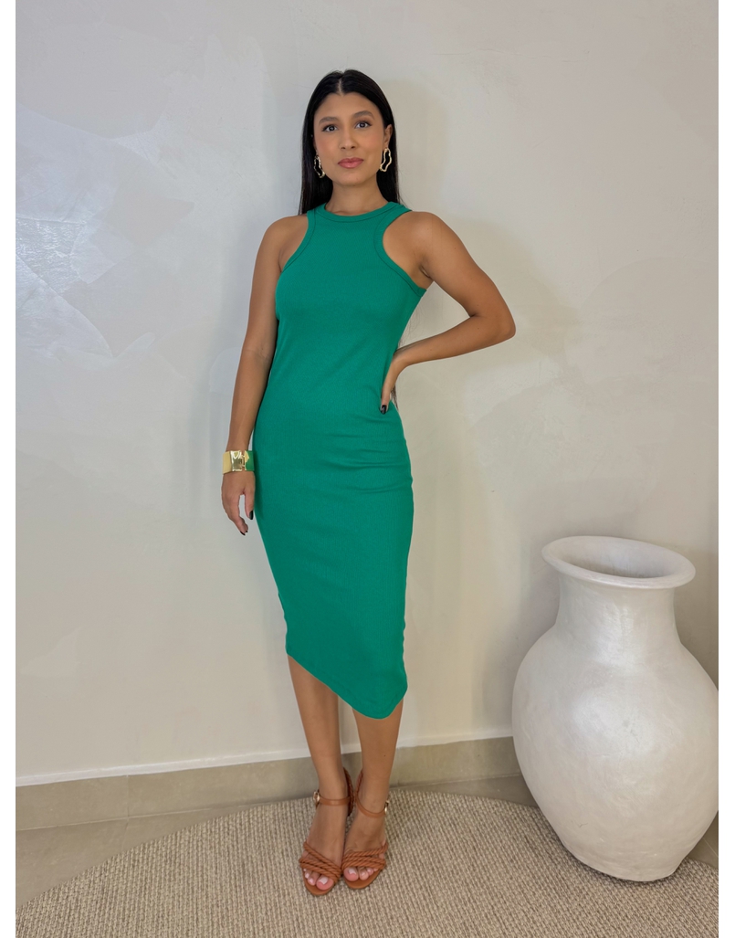 Vestido Canelado Portugal Bandeira