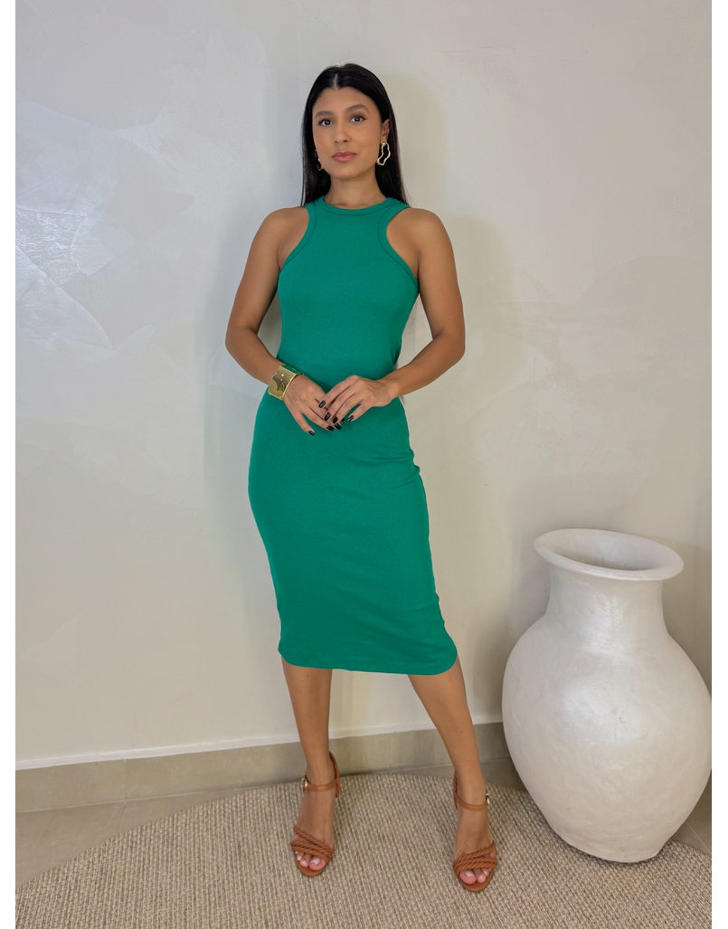 Vestido Canelado Portugal Bandeira