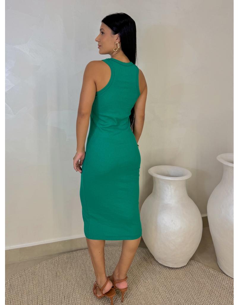 Vestido Canelado Portugal Bandeira