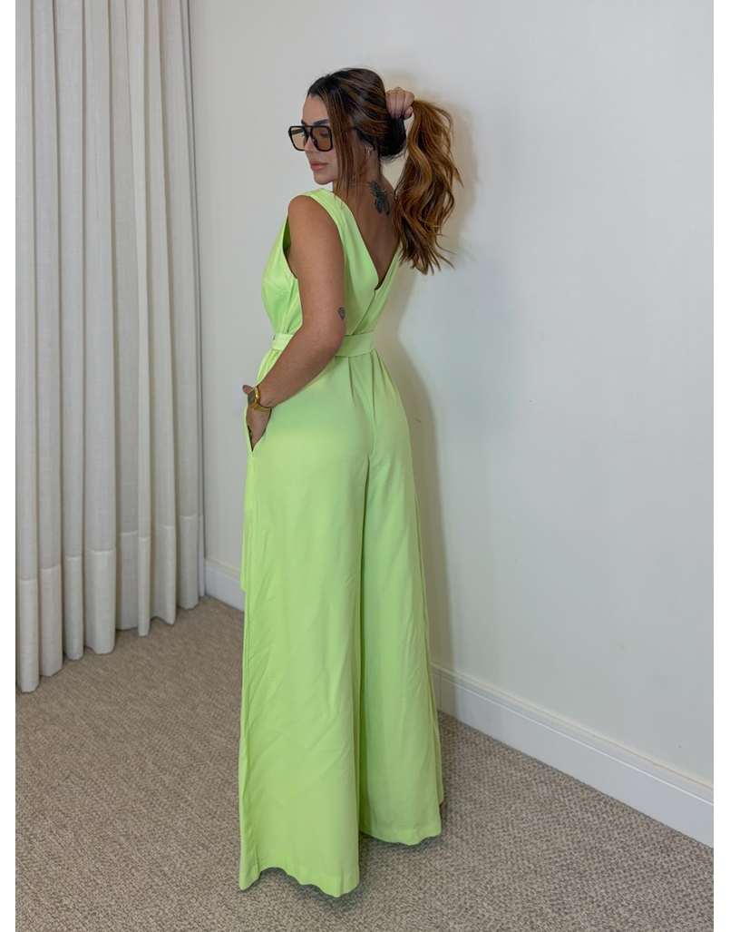 Macacão Pantalona Viena Lima