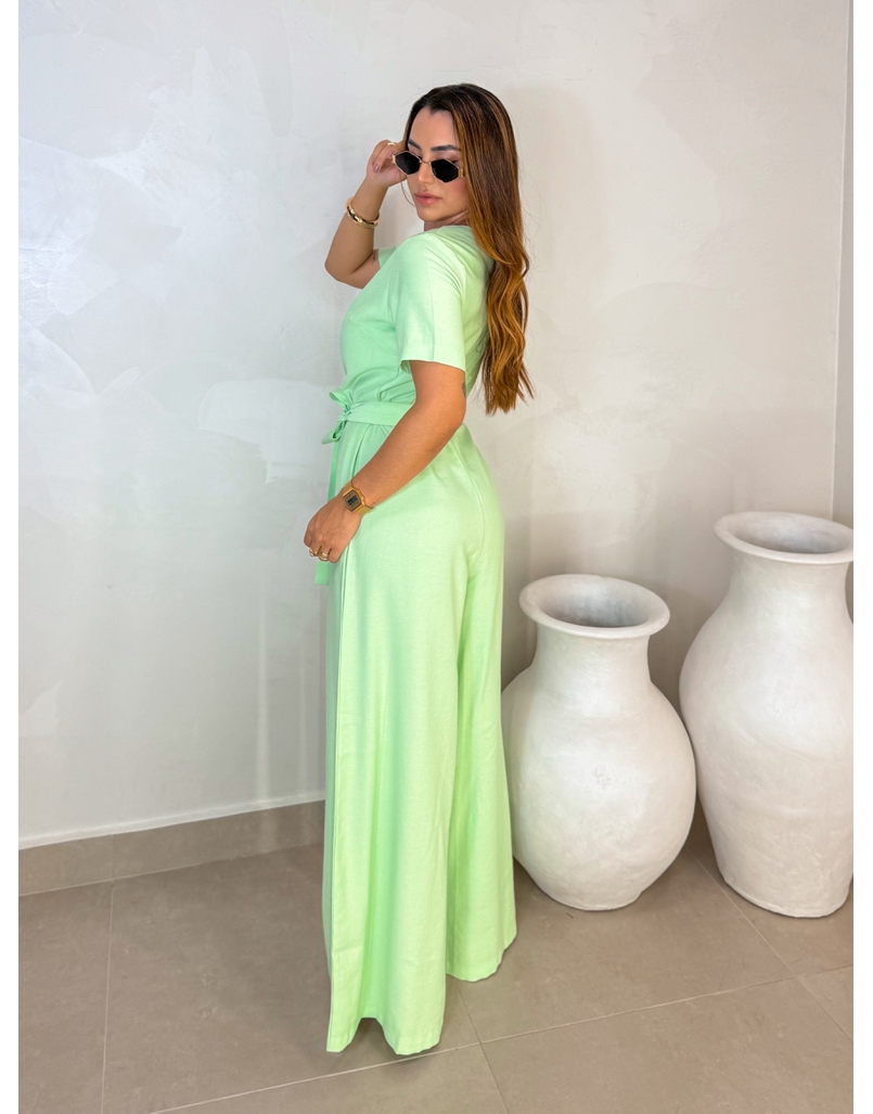 Macacão Manguinha Sabrina Verde