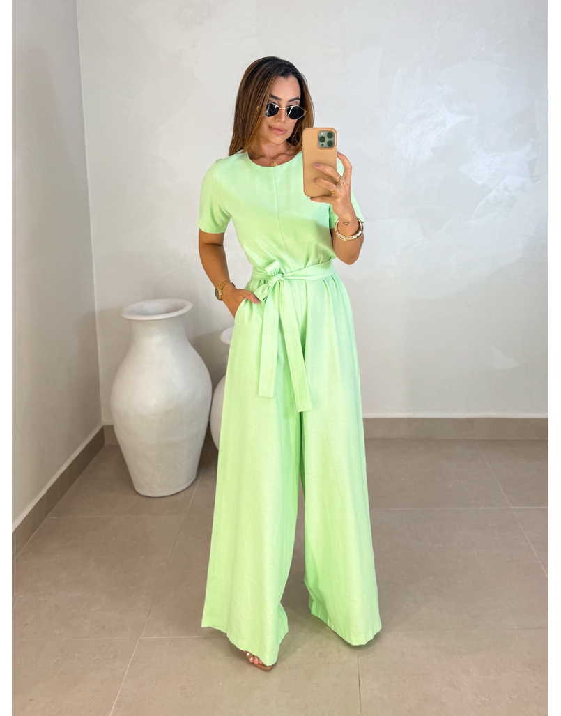 Macacão Manguinha Sabrina Verde