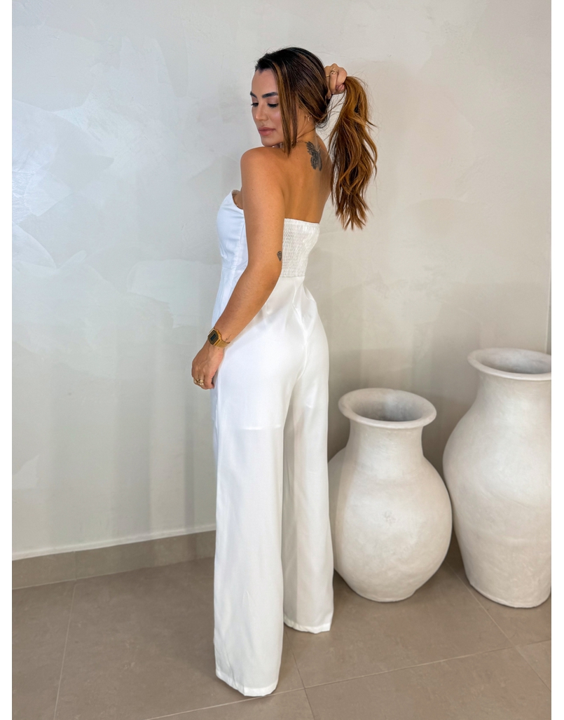 Macacão Argélia Branco