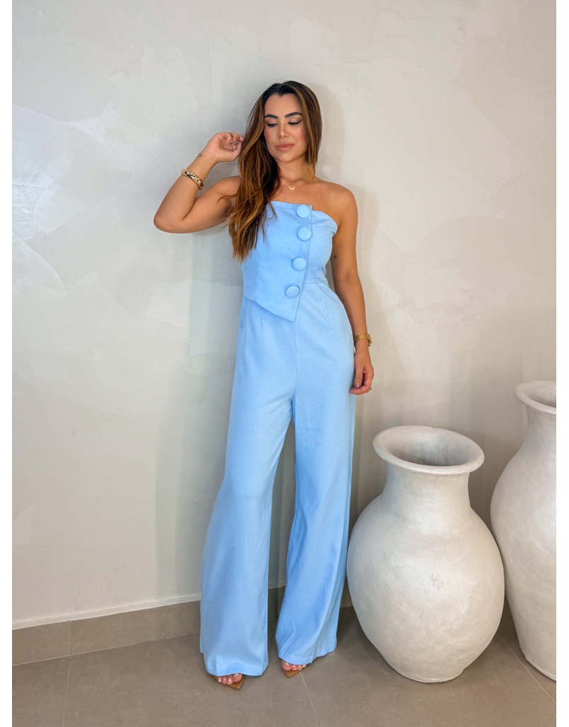 Macacão Argélia Azul