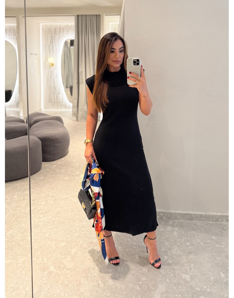 Vestido Muscle Tee Modal Preto