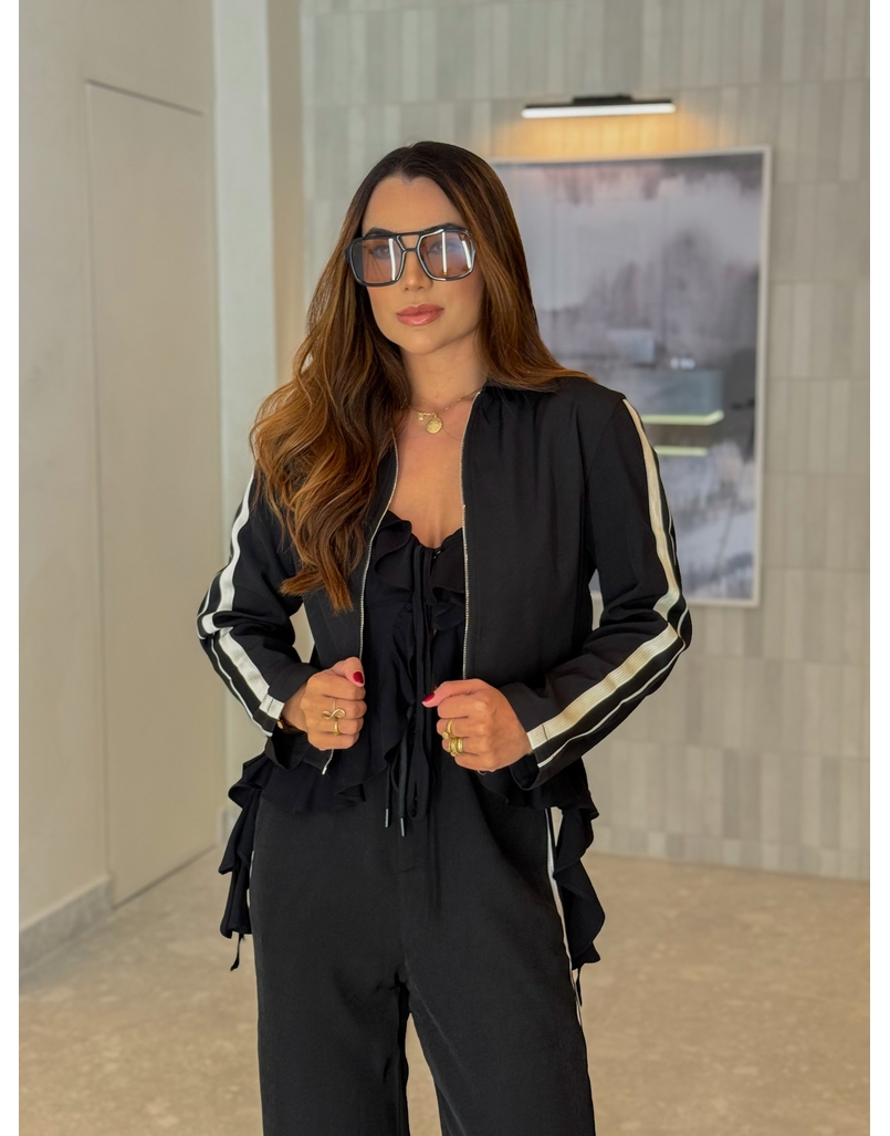 Jaqueta Zíper Jully Preto