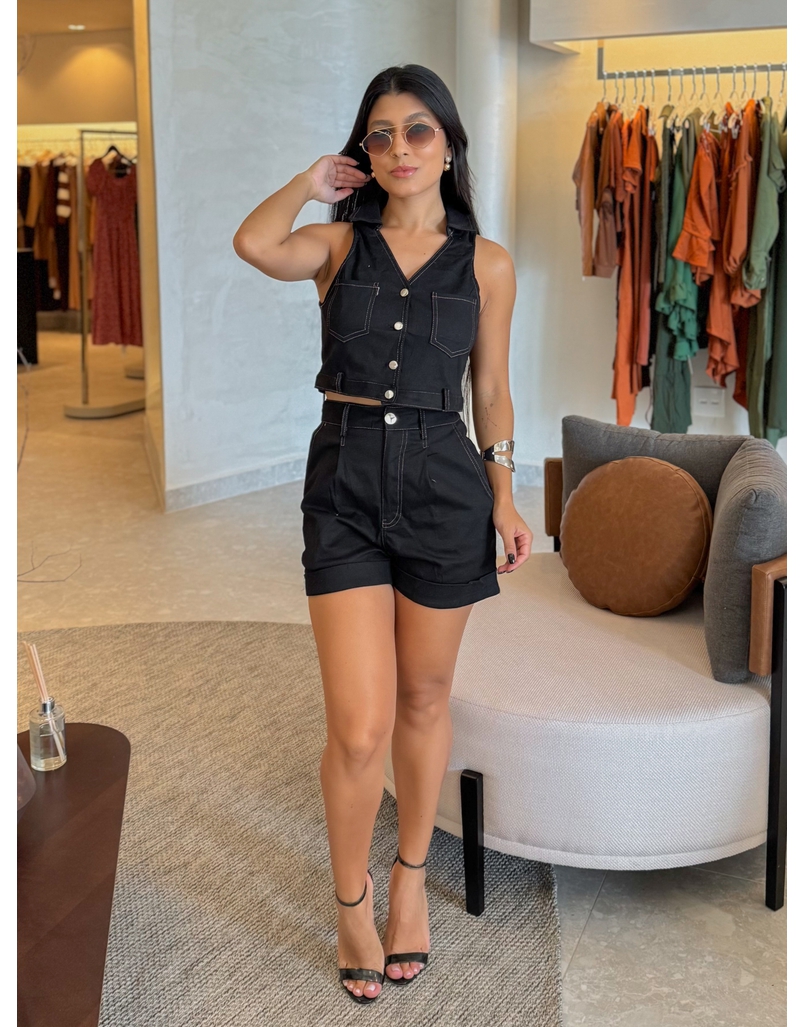 Conjunto Sarja Porto Preto