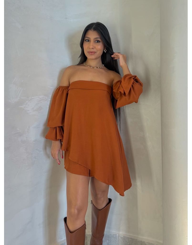 Macaquinho Bata Letícia Marrom