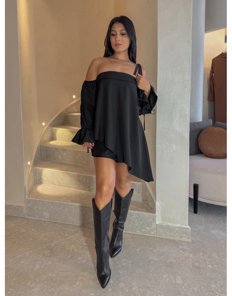 Macaquinho Bata Letícia Preto