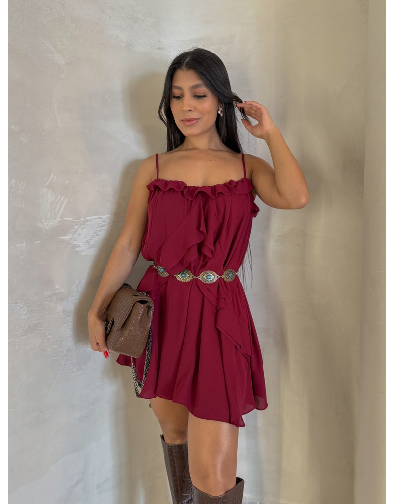 Vestido Bata Carla Cherry