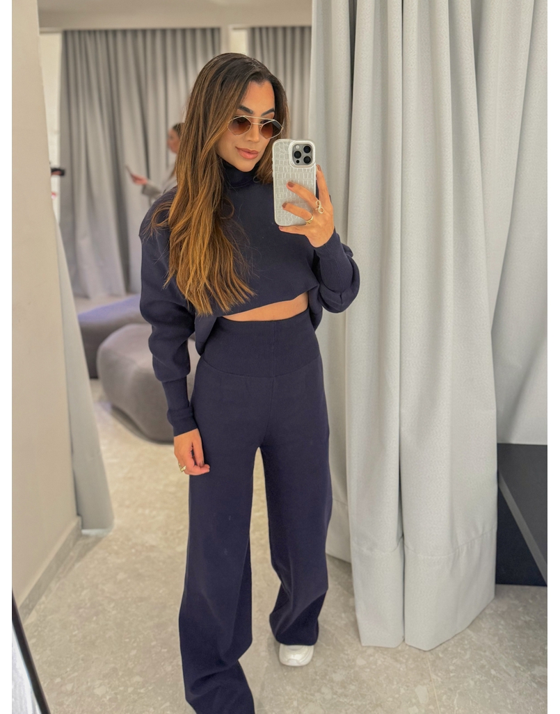 Conjunto Tricot Rússia Marinho