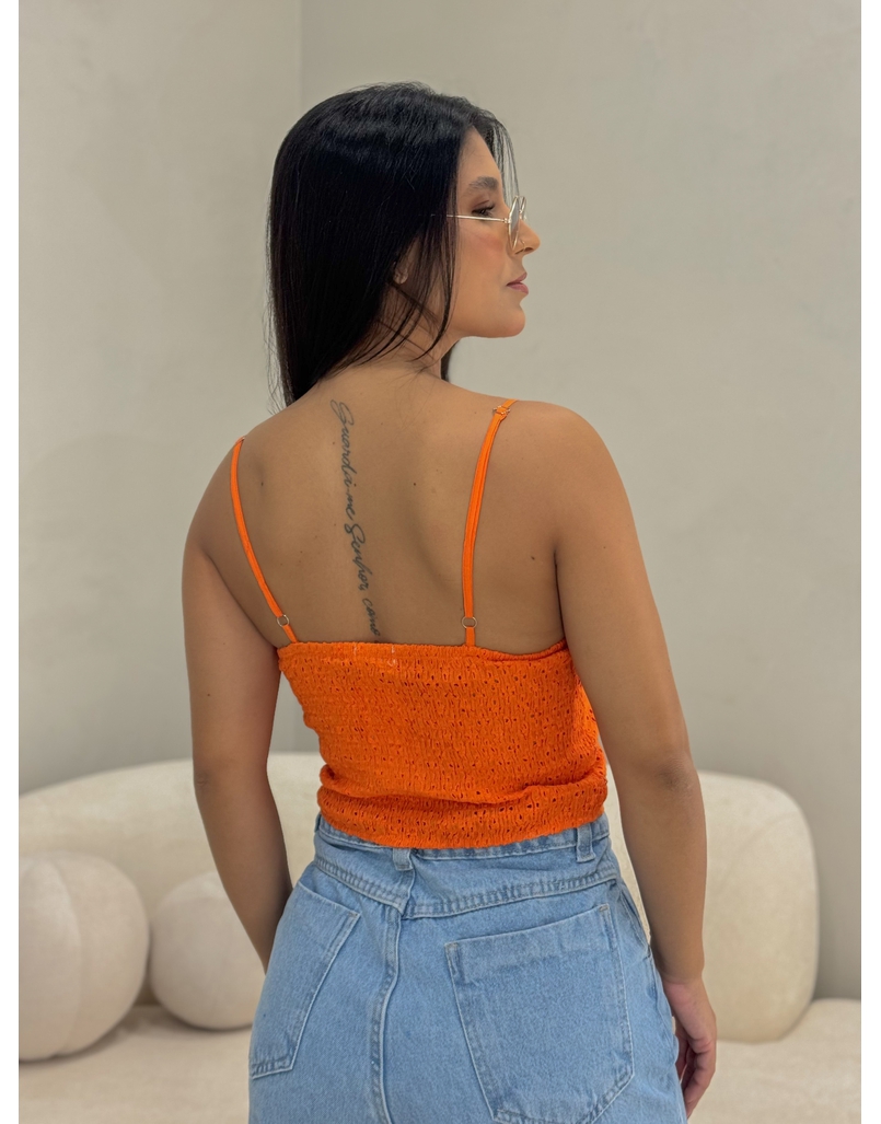 Cropped Laise Mila Laranja