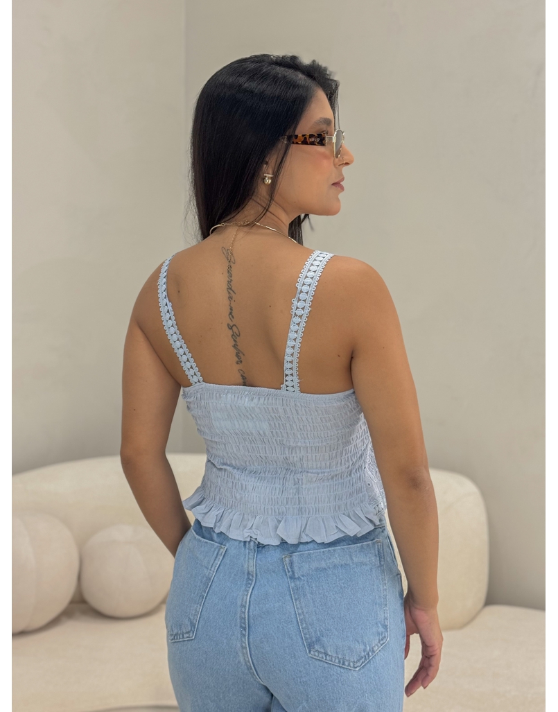 Blusa Alcinha Laise Azul