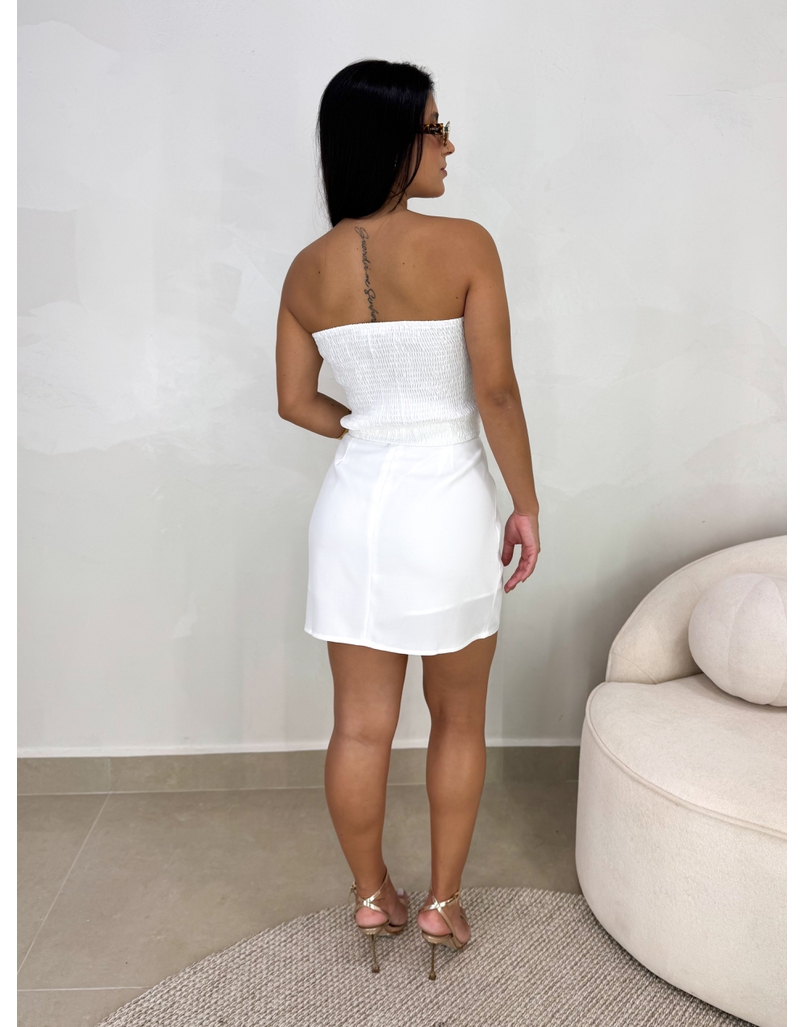 Conjunto Tomara Que Caia Raquel Branco