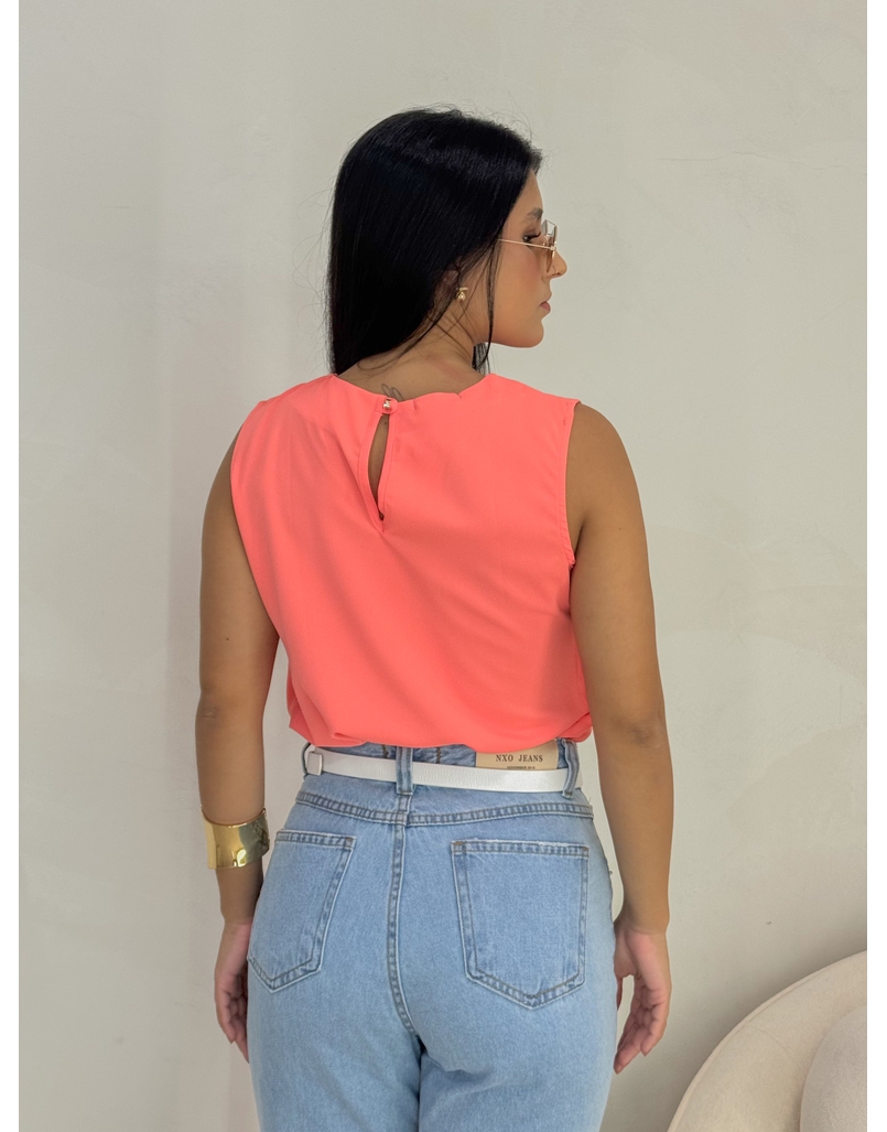 Blusa Regata Ana Tangerina