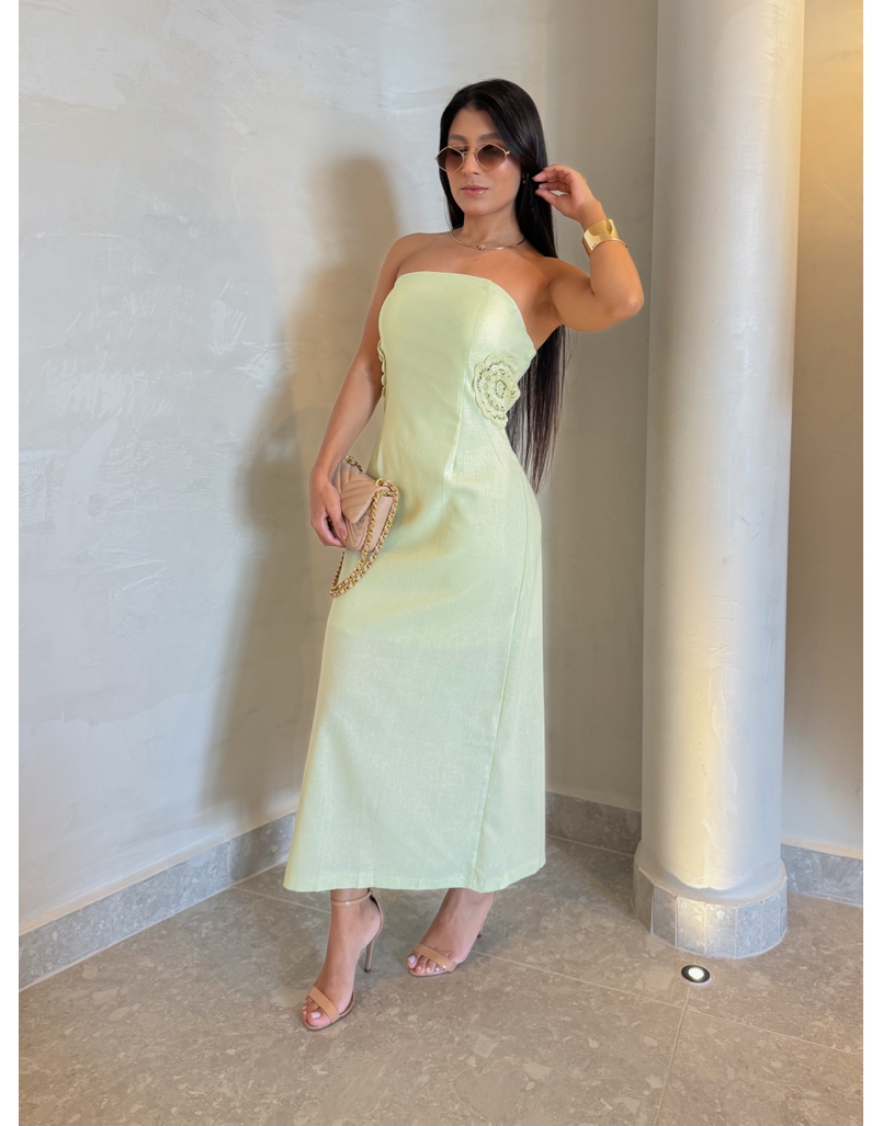Vestido Linho Milão Lima