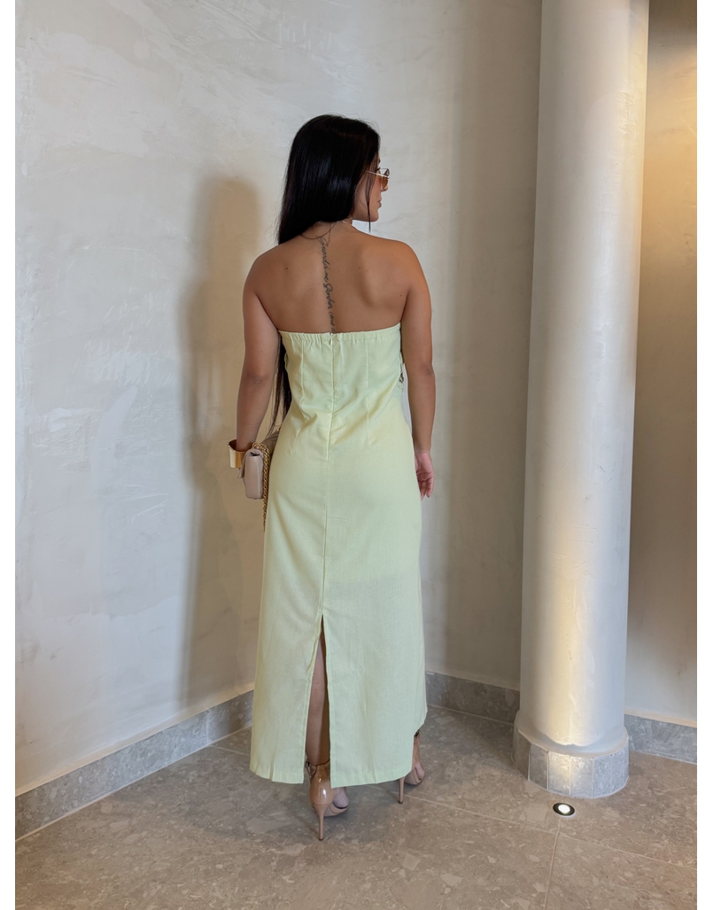 Vestido Linho Milão Lima